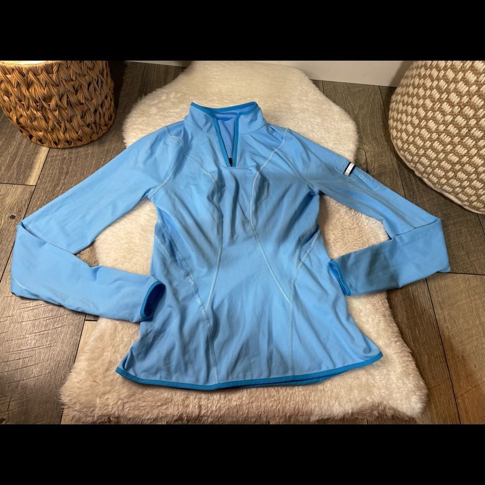 Gore Running Wear Blue Womens Half Zip